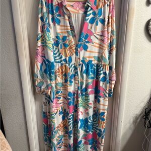 Tolani Multicolor Floral Dress
